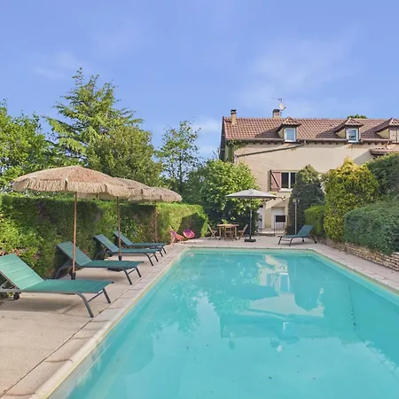 Grande Maison Familiale Avec Piscine Pour 12
