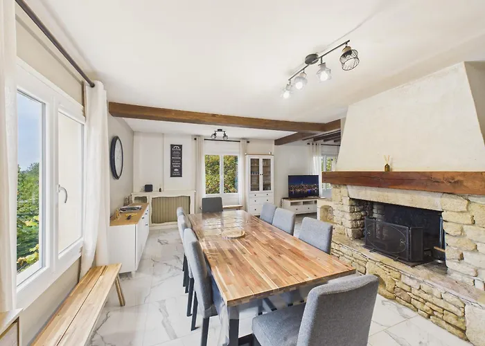 Grande Maison Familiale Avec Piscine Pour 12 * Sarlat